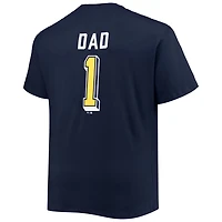 Milwaukee Brewers Big  Tall Father's Day 1 Dad T-Shirt