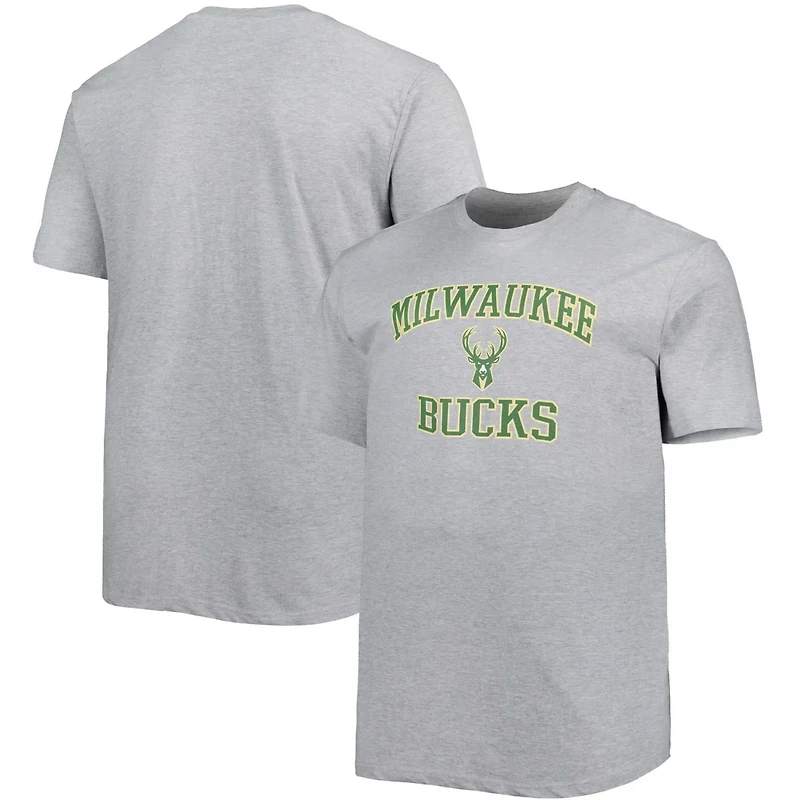 Milwaukee Bucks Big  Tall Heart  Soul T-Shirt