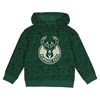 Milwaukee Bucks Give and Go Pullover Hoodie Sweatpants Set