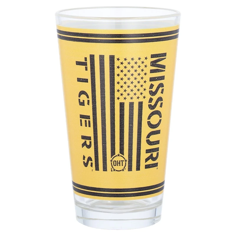 Missouri Tigers 16oz OHT Military Appreciation Pint Glass