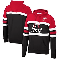 Mitchell  Ness /Black Miami Heat Head Coach Pullover Hoodie