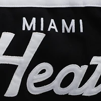 Mitchell  Ness /Black Miami Heat Head Coach Pullover Hoodie