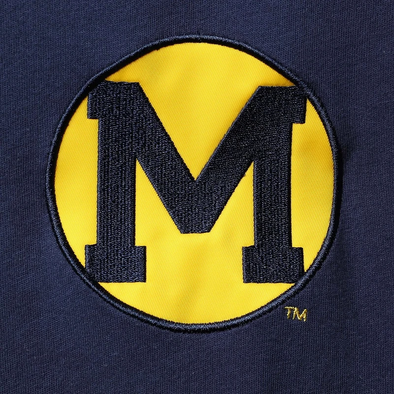 Mitchell  Ness /Maize Michigan Wolverines Play By Play 20 T-Shirt