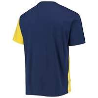 Mitchell  Ness /Maize Michigan Wolverines Play By Play 20 T-Shirt