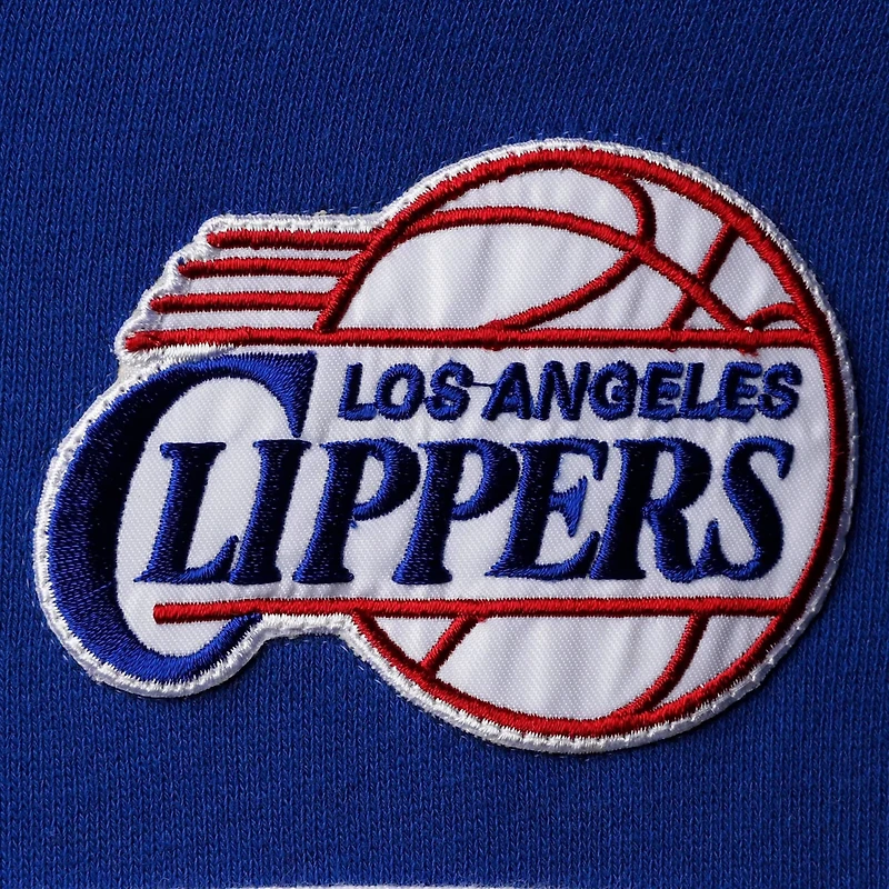Mitchell Ness /Red LA Clippers Head Coach Pullover Hoodie