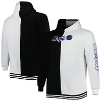 Mitchell  Ness /White Orlando Magic Big Tall Hardwood Classics Split Pullover Hoodie