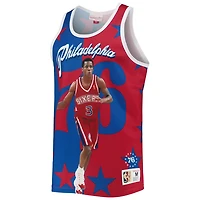 Mitchell  Ness Allen Iverson /Red Philadelphia 76ers Sublimated Player Tank Top