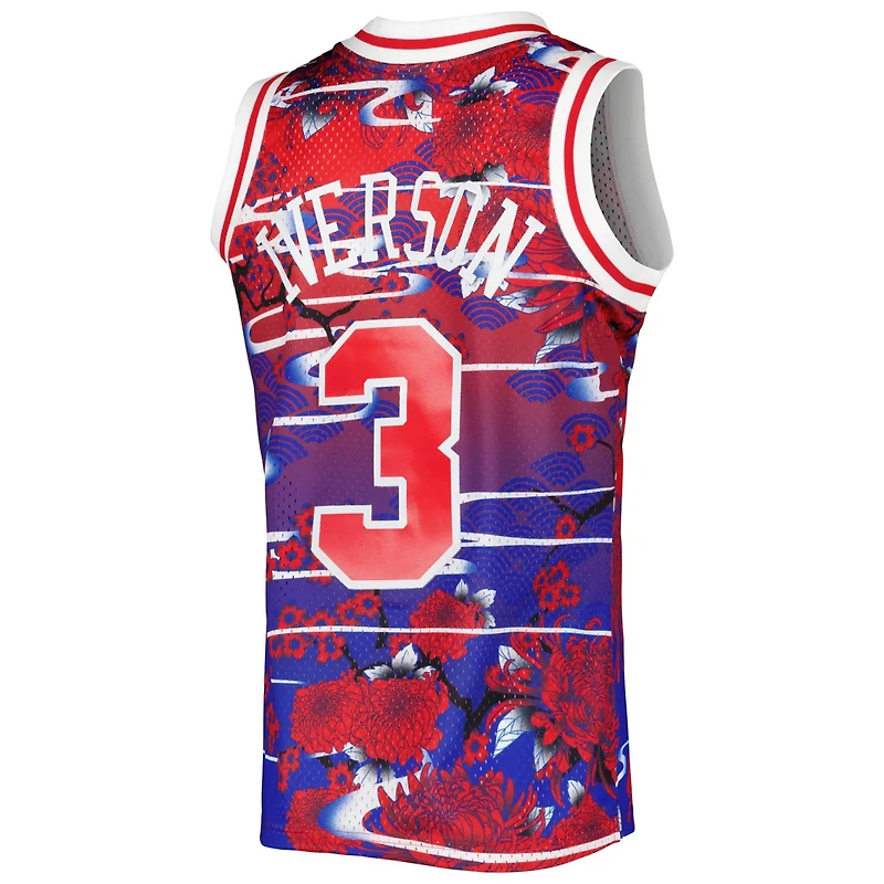 Mitchell Ness Allen Iverson Philadelphia 76ers Hardwood Classics 1996/97 Lunar New Year Swingman Jersey