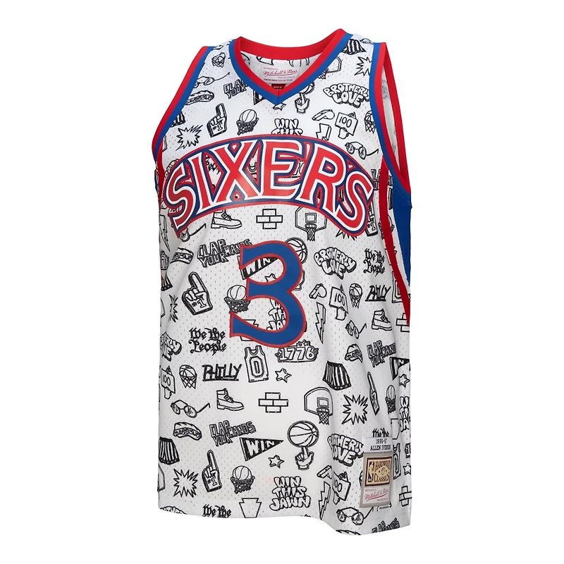 Mitchell Ness Allen Iverson Philadelphia 76ers 1996/97 Swingman Jersey