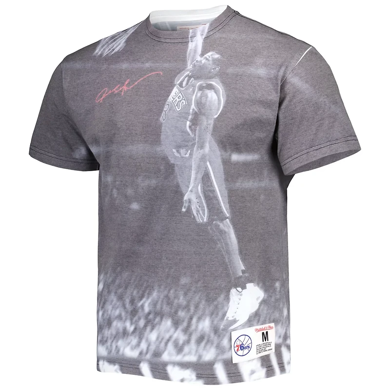 Mitchell Ness Allen Iverson Philadelphia 76ers Above The Rim T-Shirt