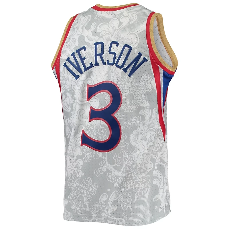 Mitchell Ness Allen Iverson Philadelphia 76ers Hardwood Classics 1996/97 Lunar New Year Swingman Jersey