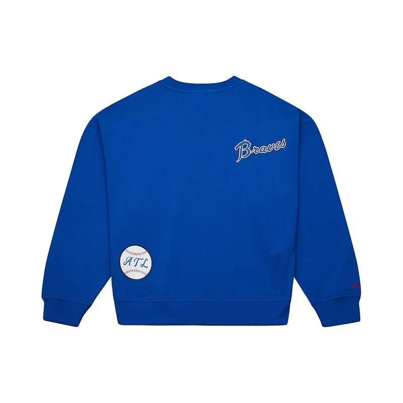 Mitchell  Ness Atlanta Braves Cooperstown Collection Crewneck Sweatshirt