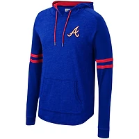 Mitchell  Ness Atlanta Braves Logo Lightweight Raglan Pullover Hoodie