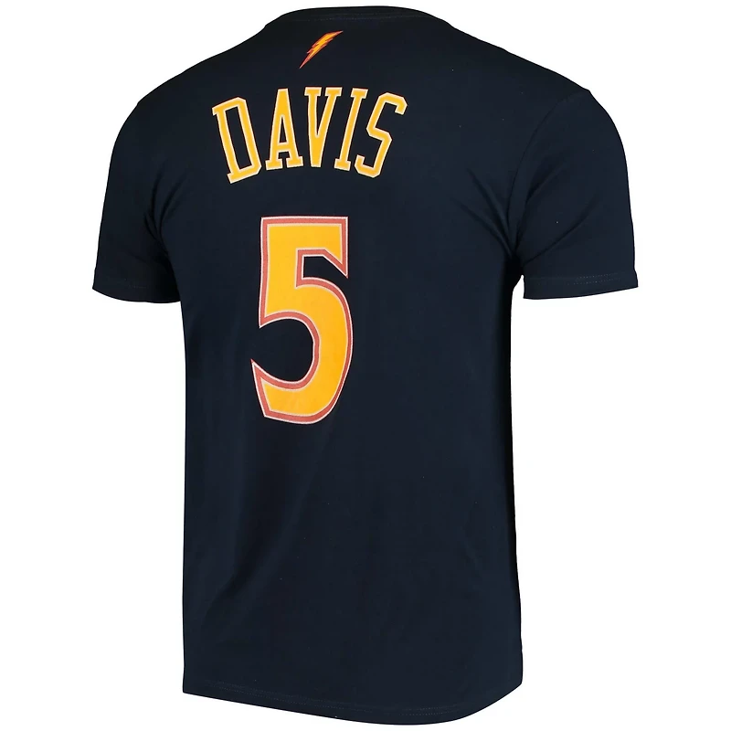 Mitchell Ness Baron Davis Golden State Warriors Hardwood Classics Stitch Name Number T-Shirt