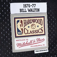 Mitchell  Ness Bill Walton /Black Portland Trail Blazers Hardwood Classics 1976/77 Split Swingman Jersey