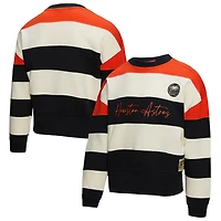 Mitchell  Ness Black Houston Astros Cooperstown Collection Blocked Fleece Pullover Sweatshirt