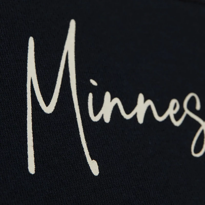 Mitchell  Ness Black Minnesota Twins Cooperstown Collection Blocked Fleece Pullover Sweatshirt