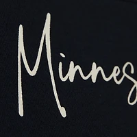 Mitchell  Ness Black Minnesota Twins Cooperstown Collection Blocked Fleece Pullover Sweatshirt