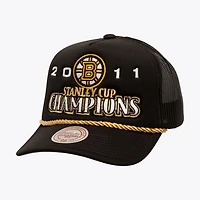 Mitchell  Ness Boston Bruins SOUL Collection Golden Stanley Cup Champions Trucker Adjustable Hat