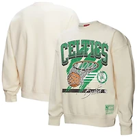 Mitchell  Ness Boston Celtics Brush Bucket Pullover Sweatshirt