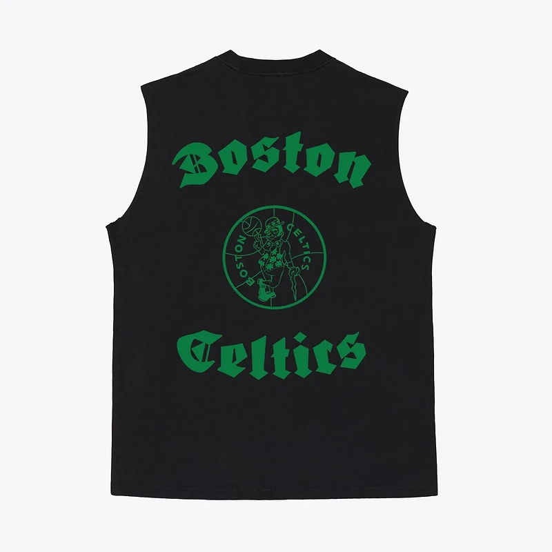 Mitchell Ness Boston Celtics Hardwood Classics Muscle Cut Off T-Shirt