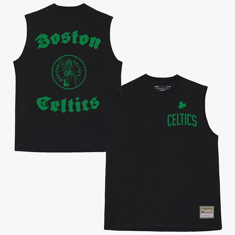 Mitchell Ness Boston Celtics Hardwood Classics Muscle Cut Off T-Shirt