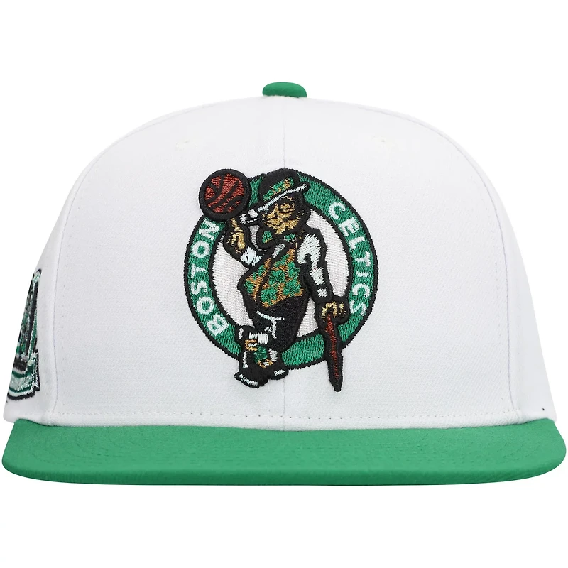 Mitchell Ness Boston Celtics Soul Logo Shine 2-Tone Snapback Hat