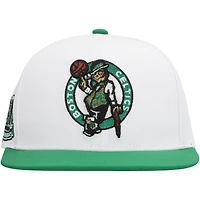 Mitchell  Ness Boston Celtics Soul Logo Shine 2-Tone Snapback Hat