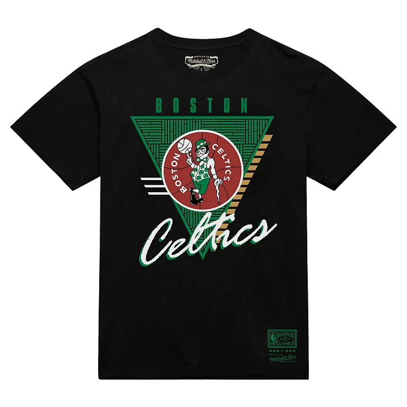 Mitchell Ness Boston Celtics Worldwide Collection Tri-Logo T-Shirt