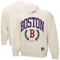 Mitchell  Ness Boston Red Sox Cooperstown Collection Laurel Pullover Sweatshirt