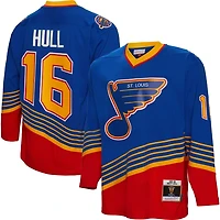 Mitchell  Ness Brett Hull St Louis s 1995/96 Line Player Jersey