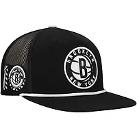 Mitchell  Ness Brooklyn Nets Roper Trucker Snapback Hat