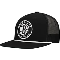 Mitchell  Ness Brooklyn Nets Roper Trucker Snapback Hat