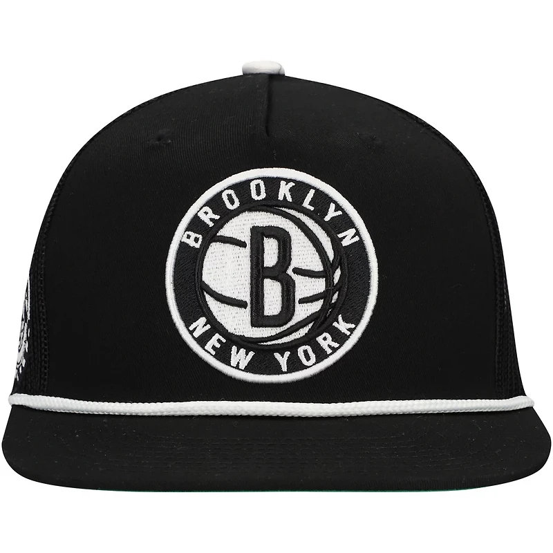 Mitchell  Ness Brooklyn Nets Roper Trucker Snapback Hat