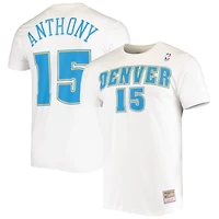 Mitchell  Ness Carmelo Anthony Denver Nuggets Hardwood Classics Stitch Name Number T-Shirt