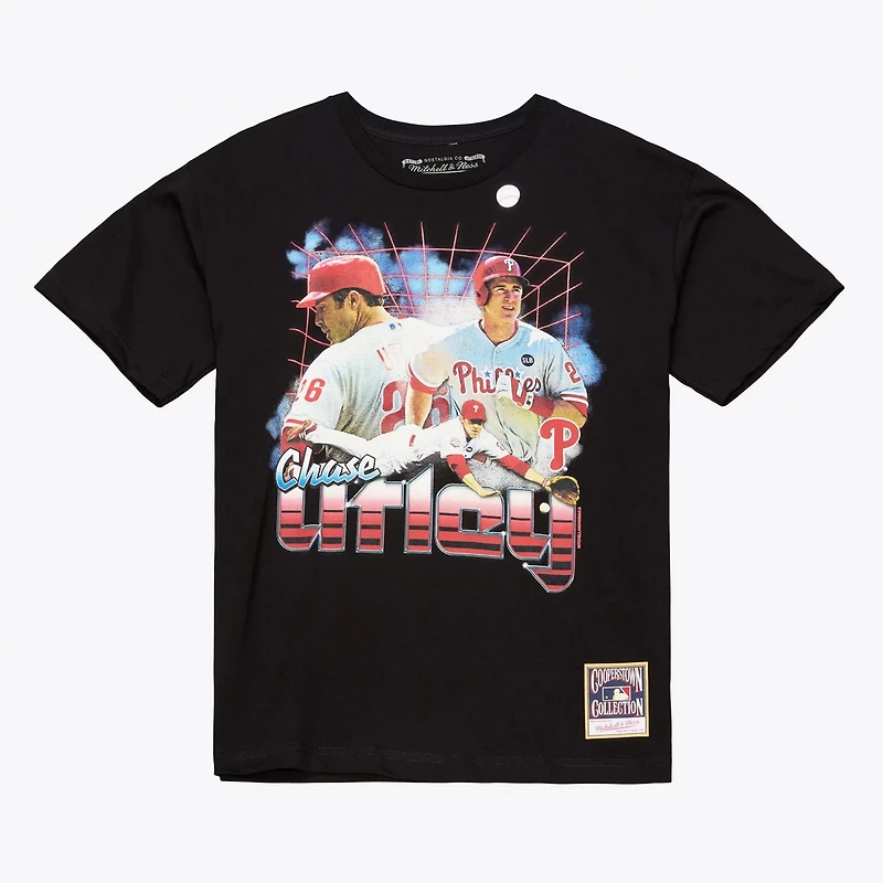 Mitchell Ness Chase Utley Philadelphia Phillies Legendary Collage Player T-Shirt