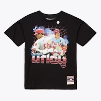 Mitchell  Ness Chase Utley Philadelphia Phillies Legendary Collage Player T-Shirt