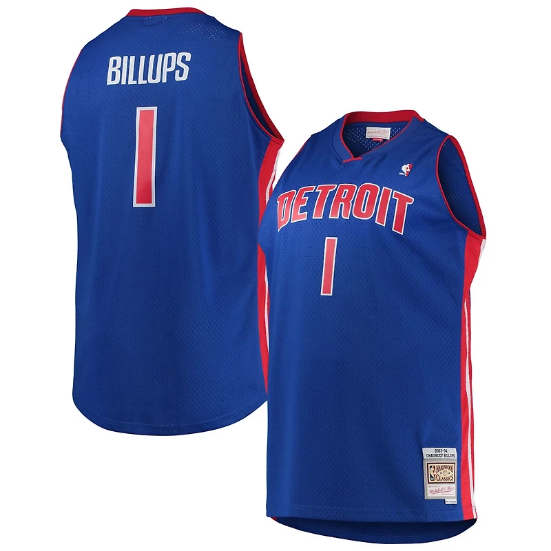 Mitchell  Ness Chauncey Billups Detroit Pistons 2003/04 Big  Tall Hardwood Classics Swingman Jersey