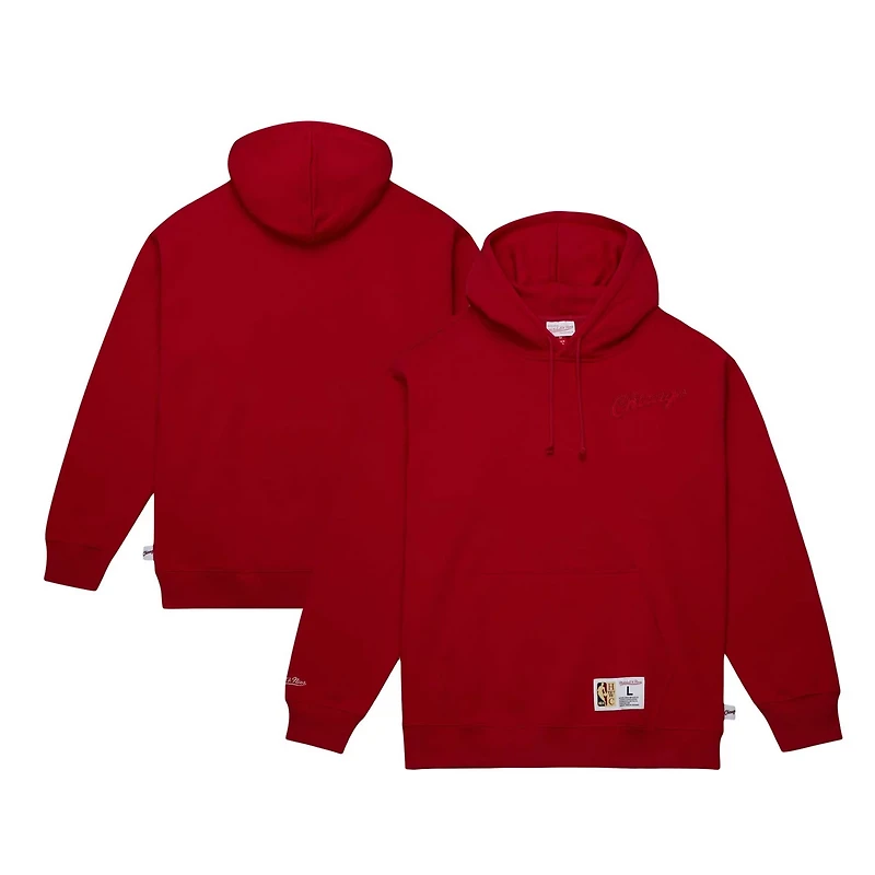 Mitchell  Ness Chicago Bulls Hardwood Classics Tonal Pullover Hoodie