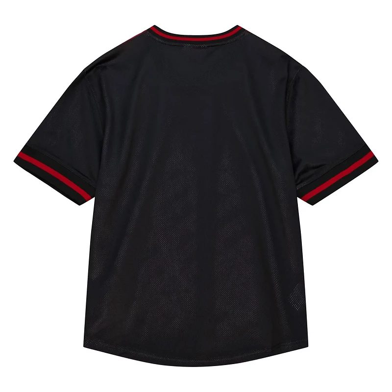 Mitchell Ness Chicago Bulls Jumbotron 30 Mesh V-Neck T-Shirt