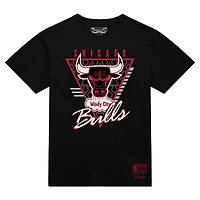 Mitchell  Ness Chicago Bulls Worldwide Collection Tri-Logo T-Shirt
