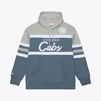 Mitchell  Ness Chicago Cubs Cooperstown Collection Thunderstorm Head Coach Hoodie