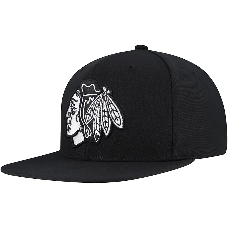 Mitchell  Ness Chicago hawks Team Snapback Hat