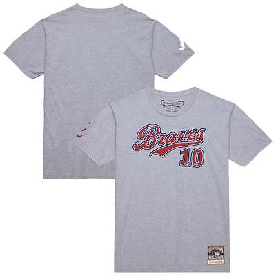 Mitchell  Ness Chipper Jones Atlanta Braves Cooperstown Collection Player T-Shirt