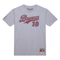 Mitchell  Ness Chipper Jones Atlanta Braves Cooperstown Collection Player T-Shirt