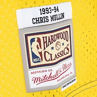 Mitchell  Ness Chris Mullin /Gold Golden State Warriors Hardwood Classics 1993/94 Split Swingman Jersey