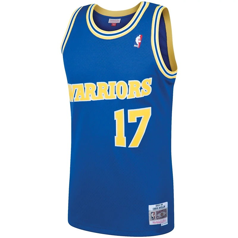 Mitchell  Ness Chris Mullin Golden State Warriors 1993/94 Hardwood Classics Swingman Jersey