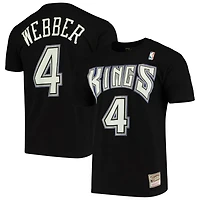 Mitchell  Ness Chris Webber Sacramento Kings Hardwood Classics Name  Number Team T-Shirt