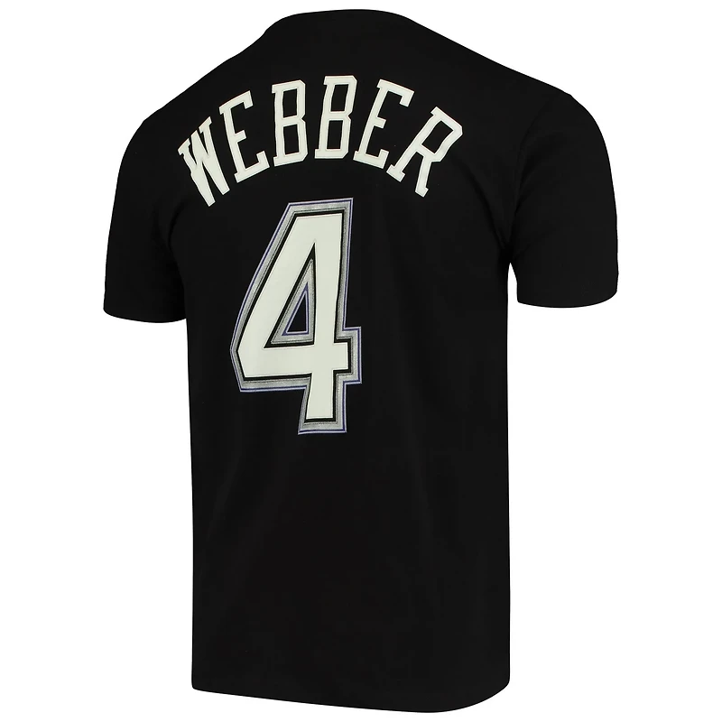 Mitchell  Ness Chris Webber Sacramento Kings Hardwood Classics Name  Number Team T-Shirt