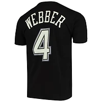 Mitchell  Ness Chris Webber Sacramento Kings Hardwood Classics Name  Number Team T-Shirt